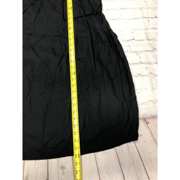 NWT Old Navy Women Sleeveless Lace Up Rayon Dress Size Extra Large Black B267 26 - Picture 3 of 13
